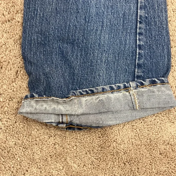 Vintage Denim Levis Big E. Orange tag. Size 36x30. Made in USA - Picture 2 of 4